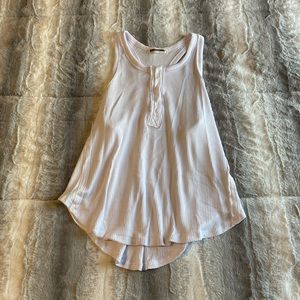 We The Free People Ribbed Knit Flowy Tank Top